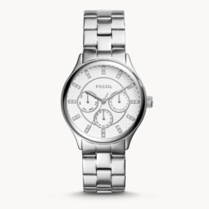 Reloj Fossil multifunción moderno y sofisticado de acero inoxidable