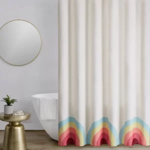 Abode Rainbow | Cortina de Baño (72x72 pulg)